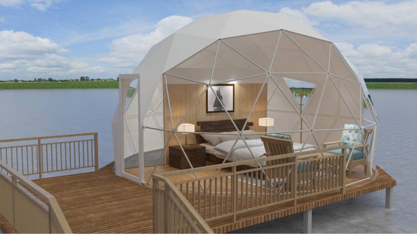 Outdoor Living Tent Hotel for Countryside Vacation: Nature-Immersive Luxury Accommodation