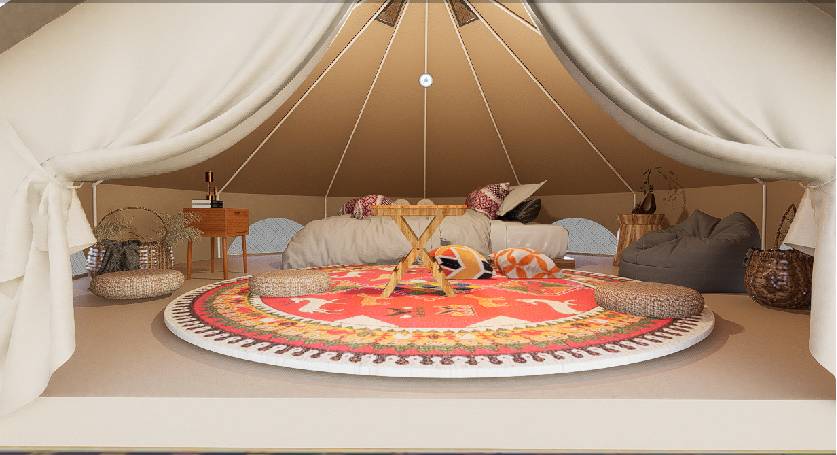 Complete Glamping Equipment Supplier - Full Interior Fittings & Resort Matching Packages