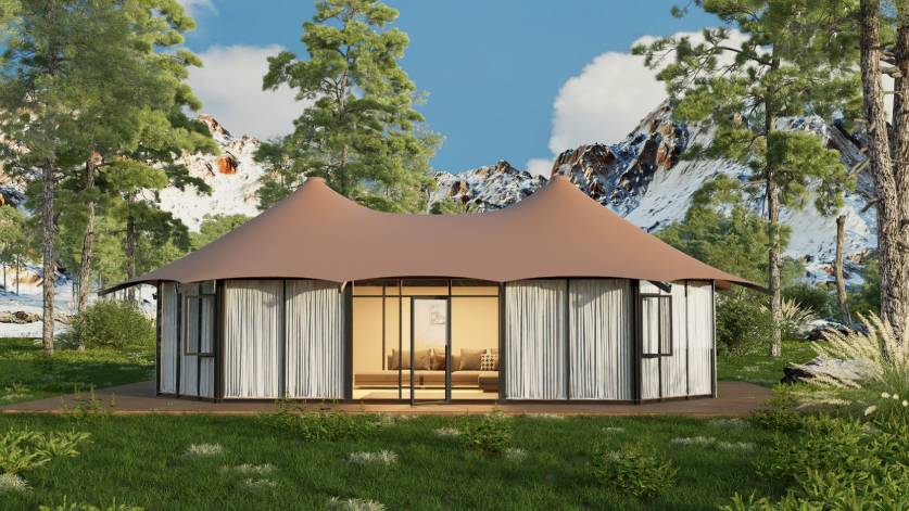 Luxury Yurt Tent - Hexagonal Glamping Tent