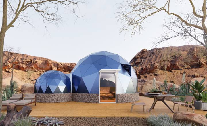 Connected Glass Igloo