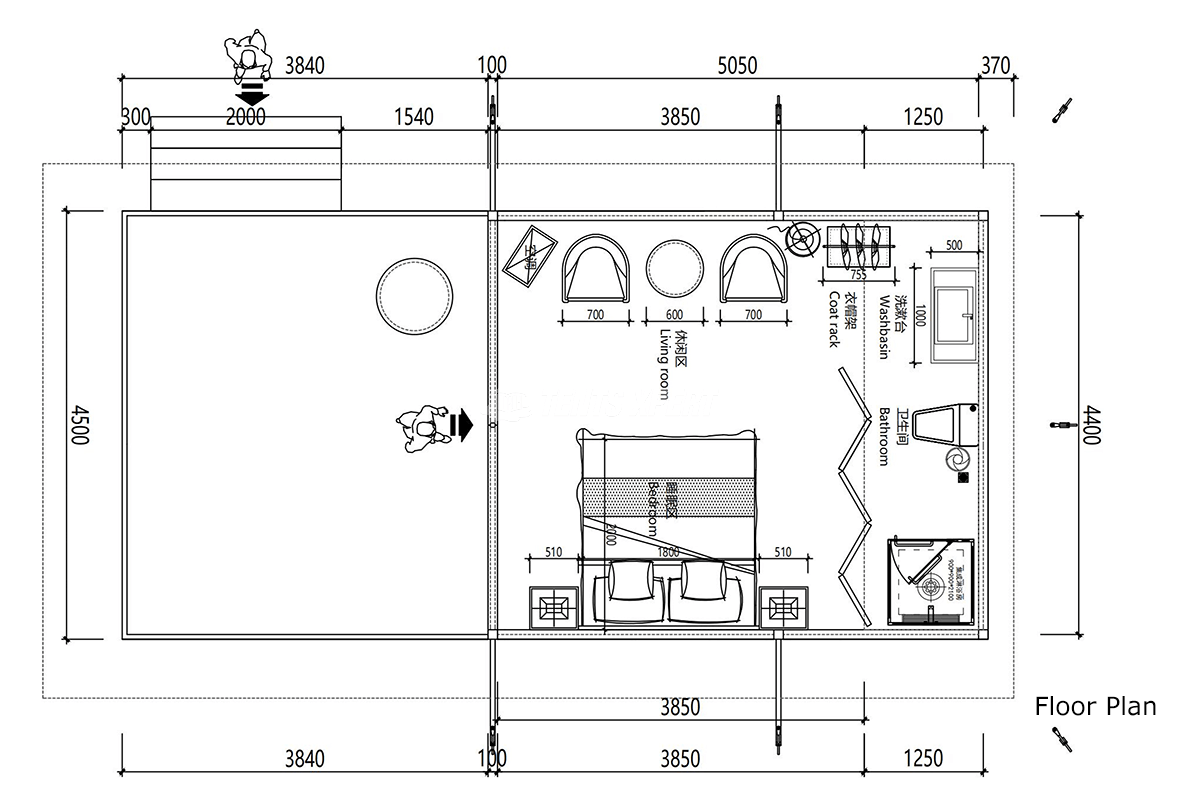 Canvas Safari Tent L