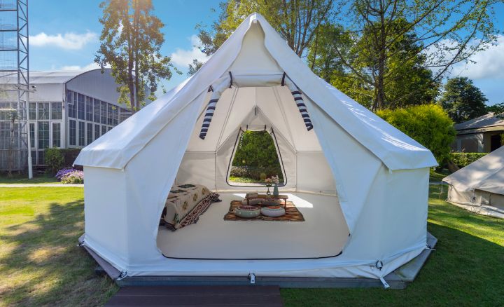 Upgraded  Double-Door Bell Tent
